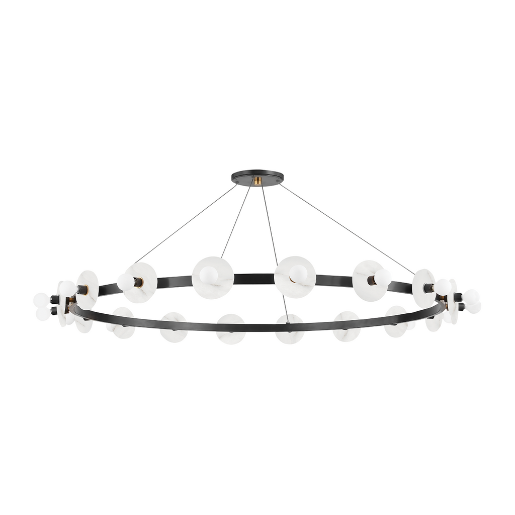18-Light 58-Inch Chandelier / Aged Old Bronze