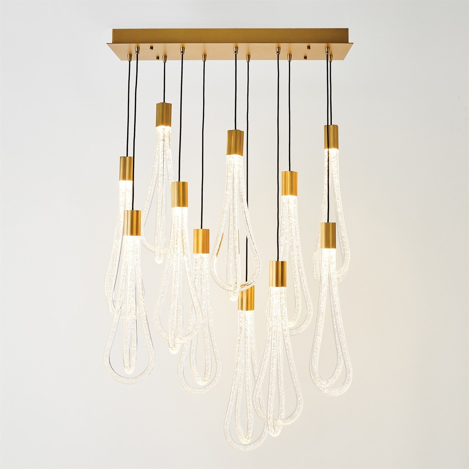 22-Light Adjustable Raindrop LED Chandelier / Default Title