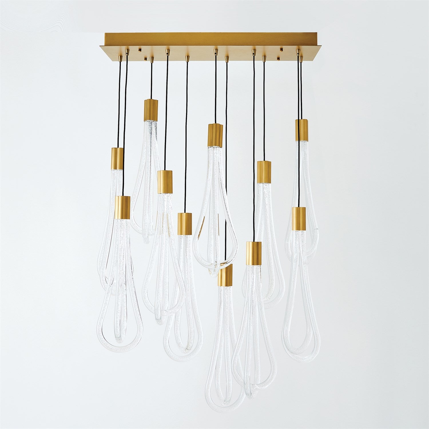 22-Light Adjustable Raindrop LED Chandelier