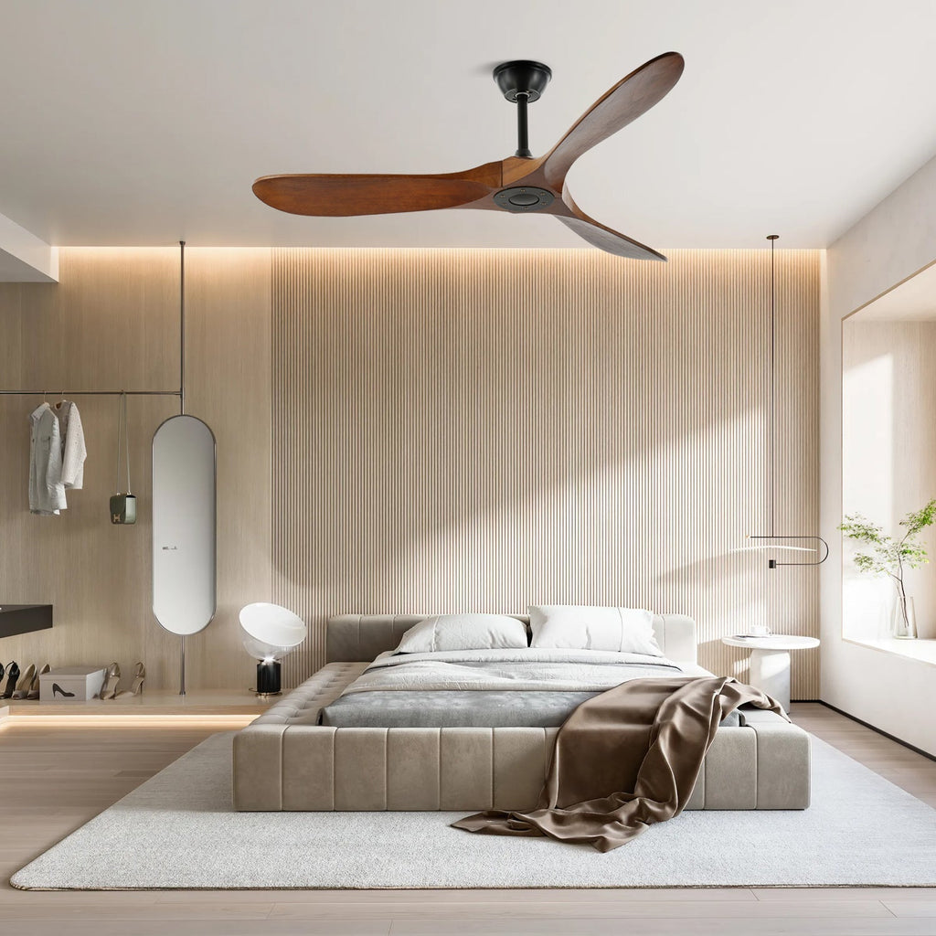 42/52-Inch Wood Blade Ceiling Fan