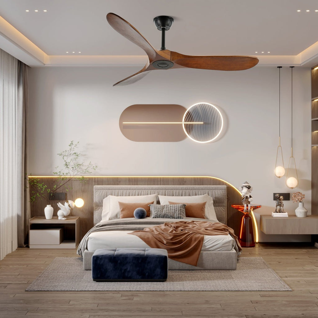 42/52-Inch Wood Blade Ceiling Fan