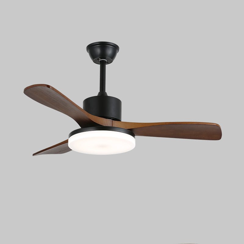 48/52-Inch Wood Blade Ceiling Fan Light