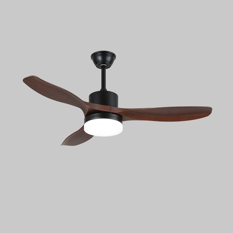 48/52-Inch Wood Blade Ceiling Fan Light