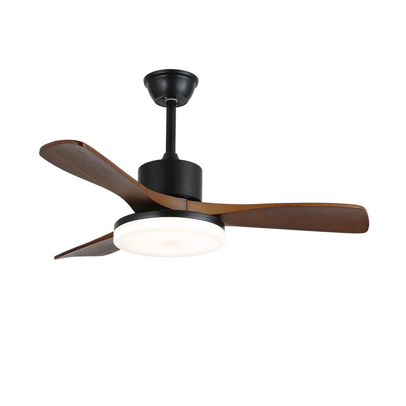48/52-Inch Wood Blade Ceiling Fan Light