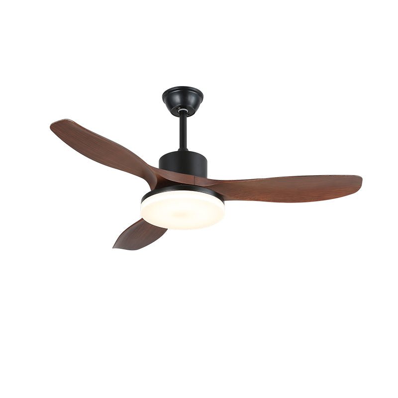 48/52-Inch Wood Blade Ceiling Fan Light