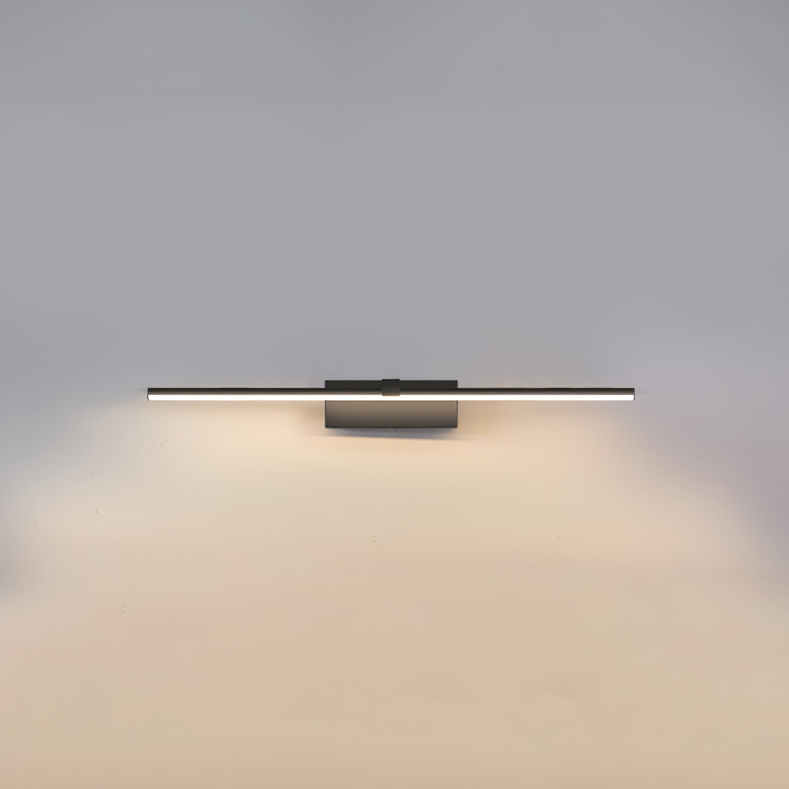 Black Linear LED Mirror Wall Light
