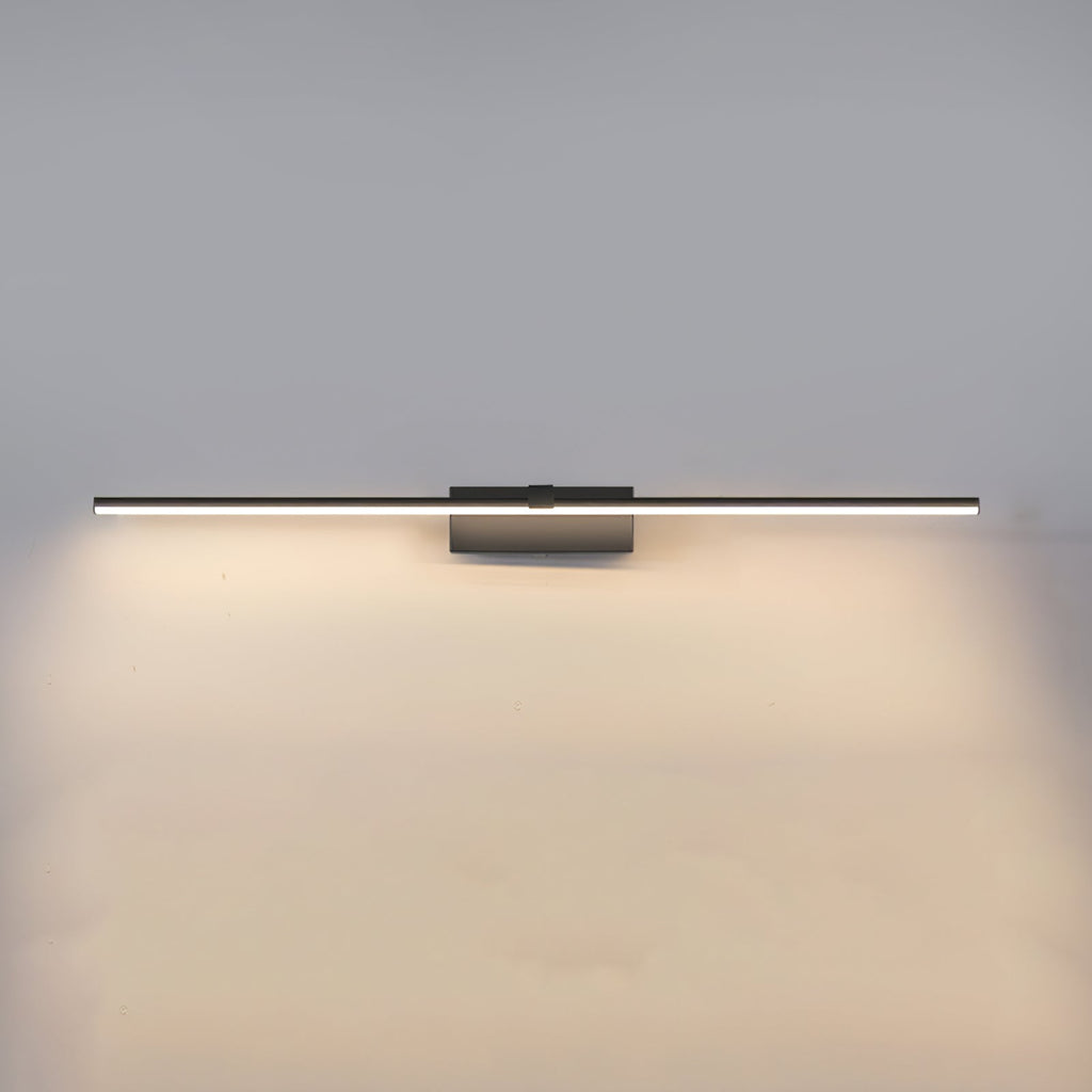 Black Linear LED Mirror Wall Light