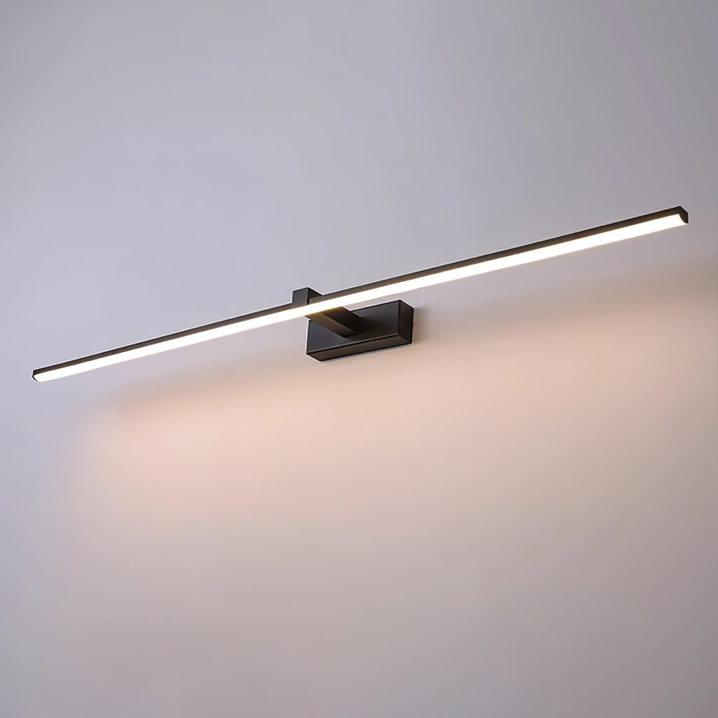Black Linear LED Mirror Wall Light