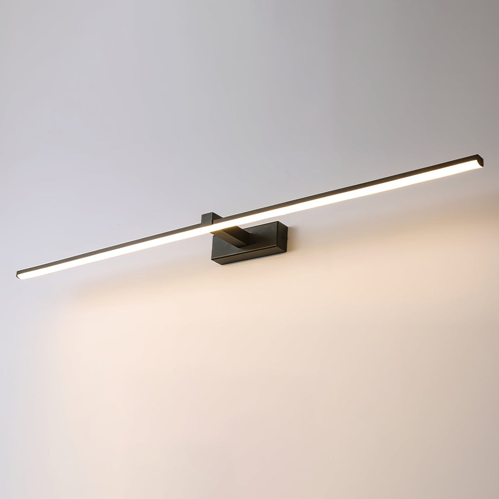Black Linear LED Mirror Wall Light