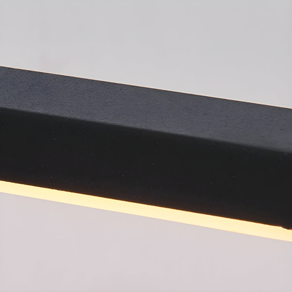Black Linear LED Mirror Wall Light