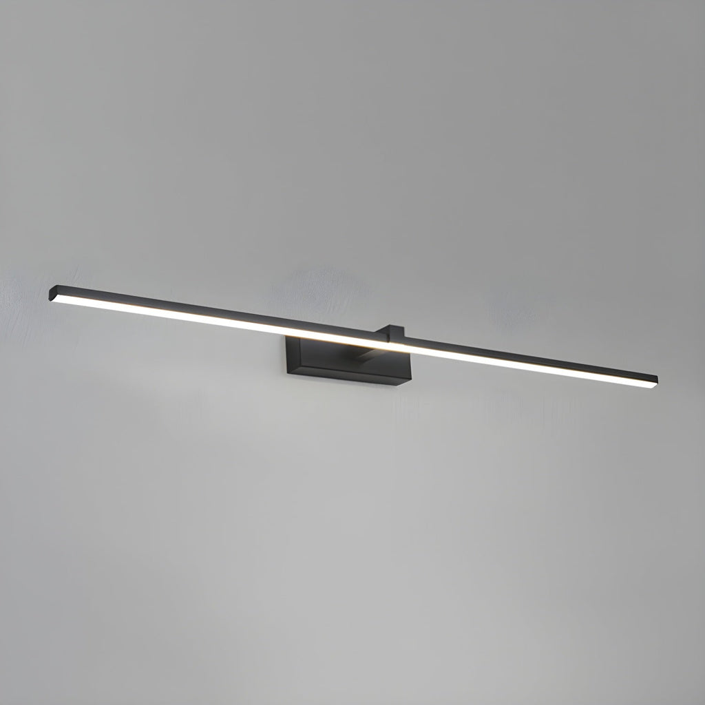 Black Linear LED Mirror Wall Light