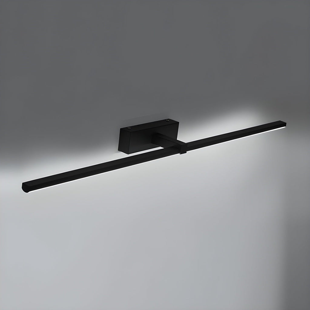 Black Linear LED Mirror Wall Light