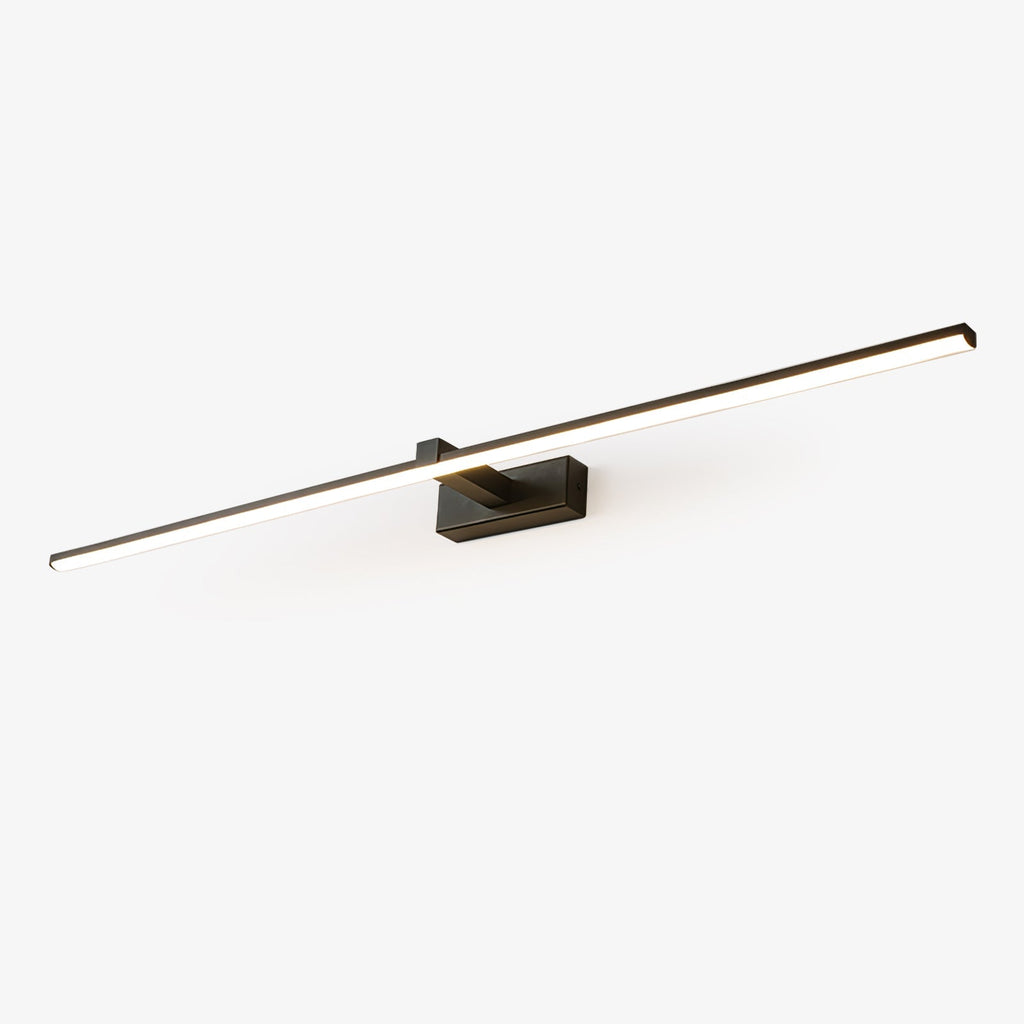 Black Linear LED Mirror Wall Light