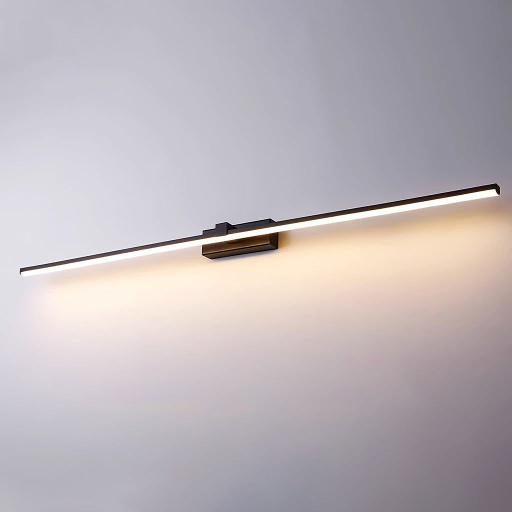 Black Linear LED Mirror Wall Light