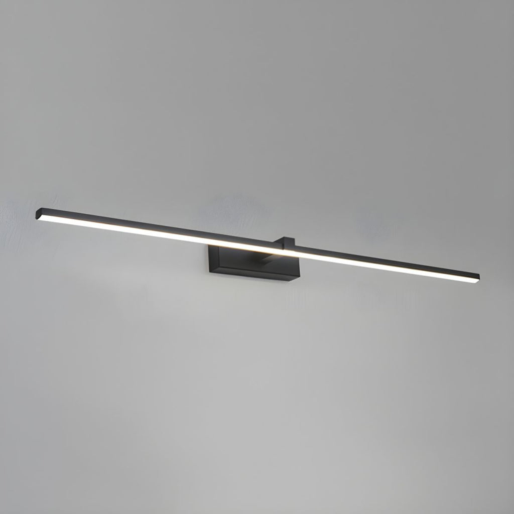 Black Linear LED Mirror Wall Light