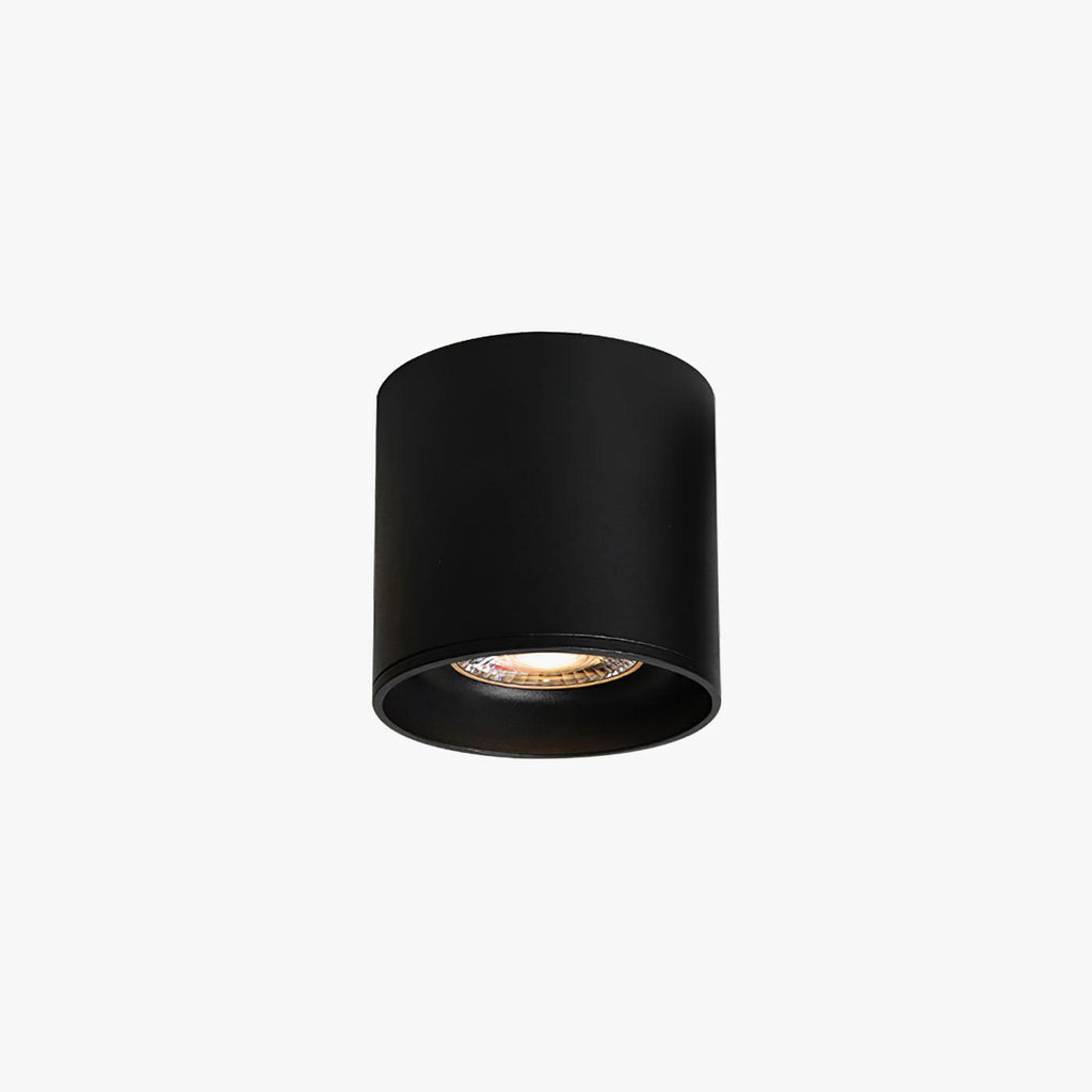 Compact Ridged LED Ceiling Light