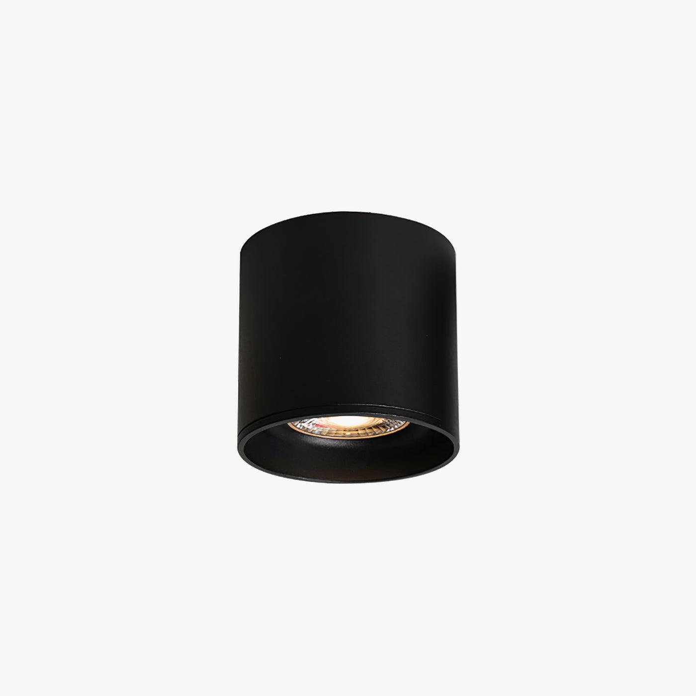 Compact Ridged LED Ceiling Light