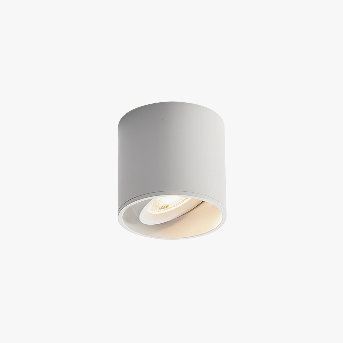 Compact Ridged LED Ceiling Light