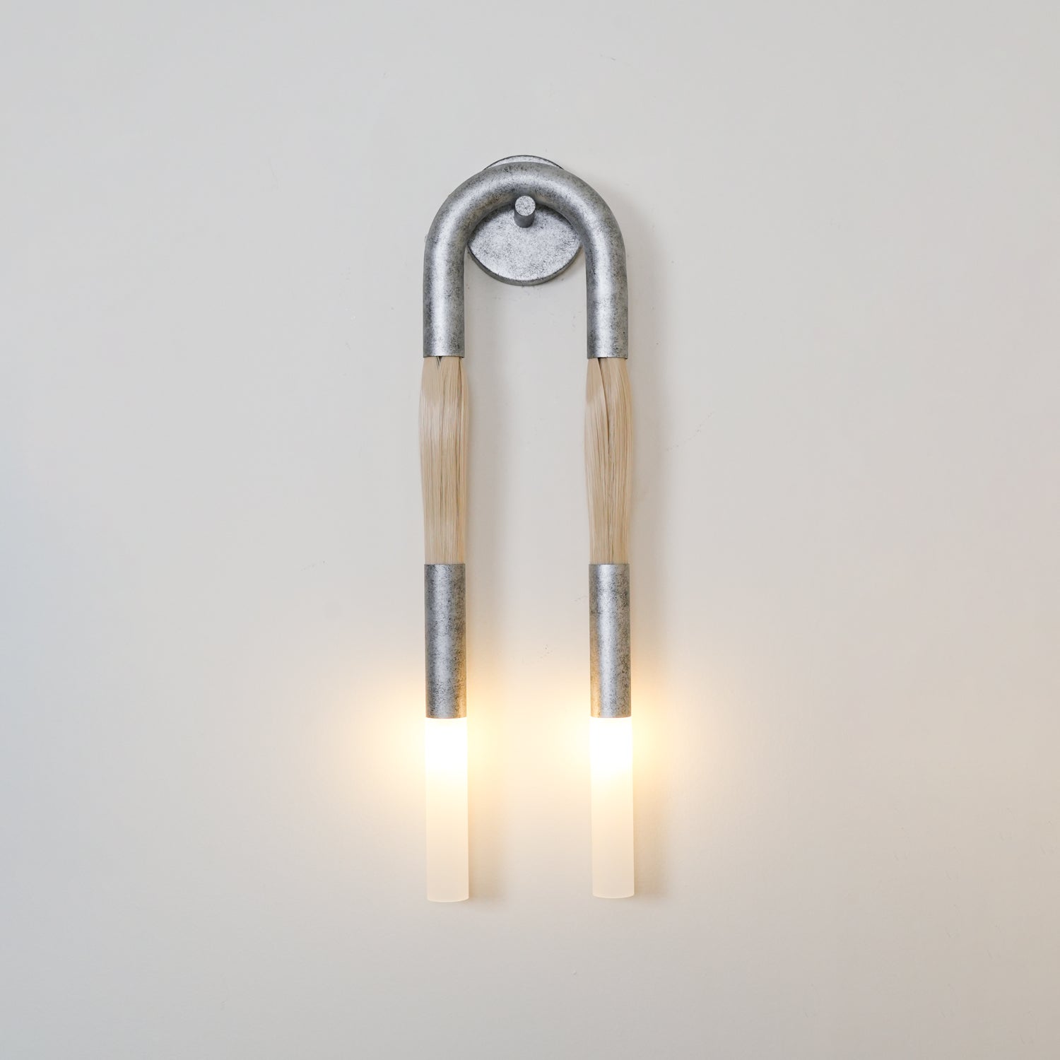Tassel Glass Wall Light / ∅ 6.3″ x H 25.6″ / Dia 16cm x H 65cm / Black / 1 Piece